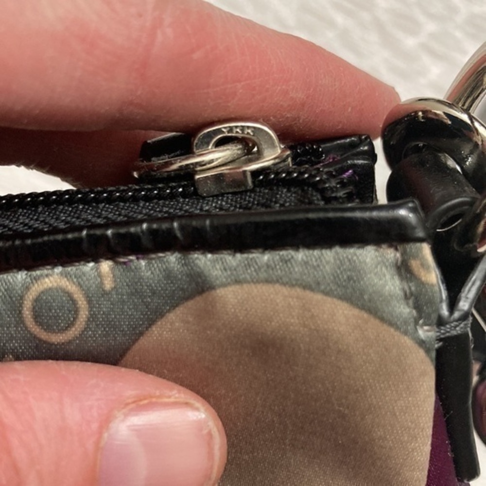 Coach mini purple snaphead bag RARE - Picture 10 of 11